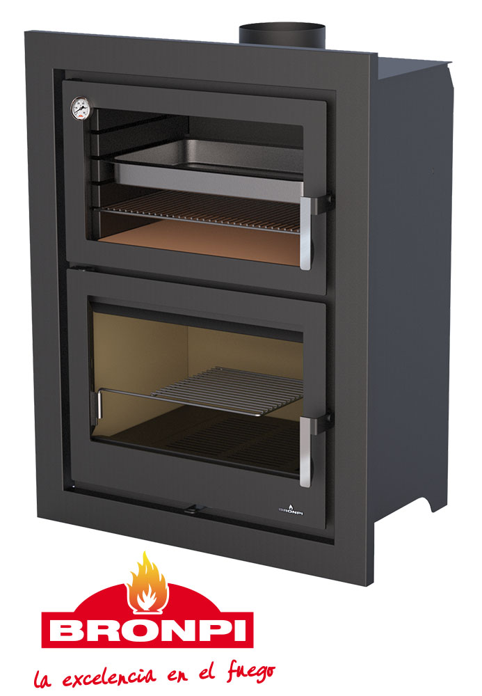Inserto per camino a legna con forno Murano-e Bronpi :: Fratelli Lerda  Inserti per Camino a Legna